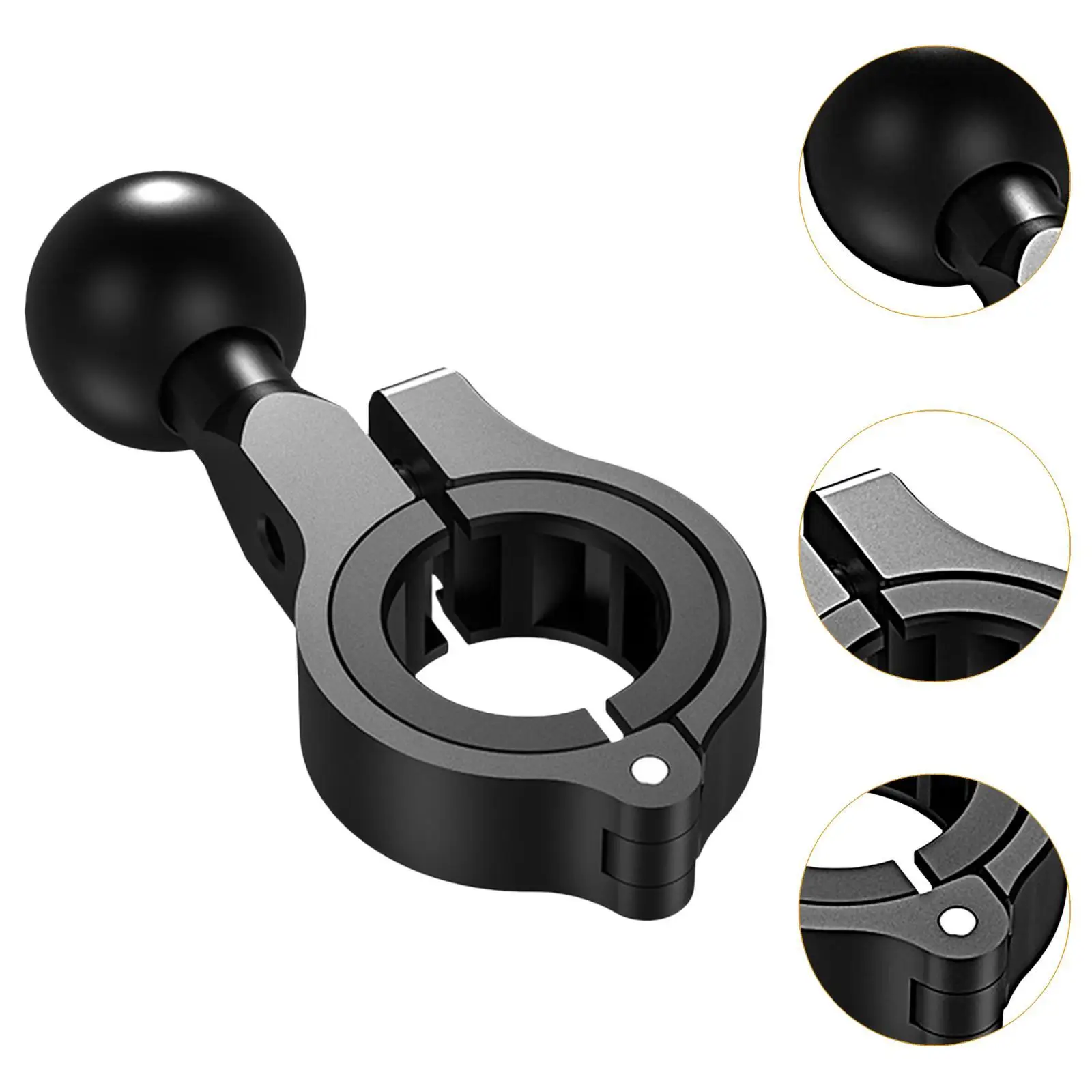 Motorcycle Adapter with Handlebar Clamp for 22mm And 32mm Bars