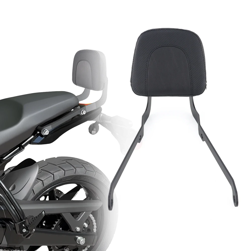 

Motorcycle Rear Passenger Seat Back Rest Backrest Holder Sissy Bar with Cushion Pad Guerrilla 450 2024-2025 For Royal Enfield