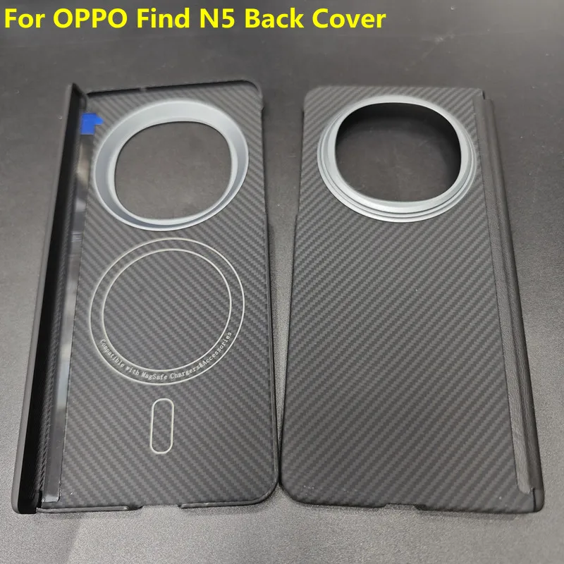 Magnetic Case For OPPO Find N5 Central Axis Carbon Fiber Case Aramid Fiber Covers For OPPO Find N5 Ultra-thin Protective Case