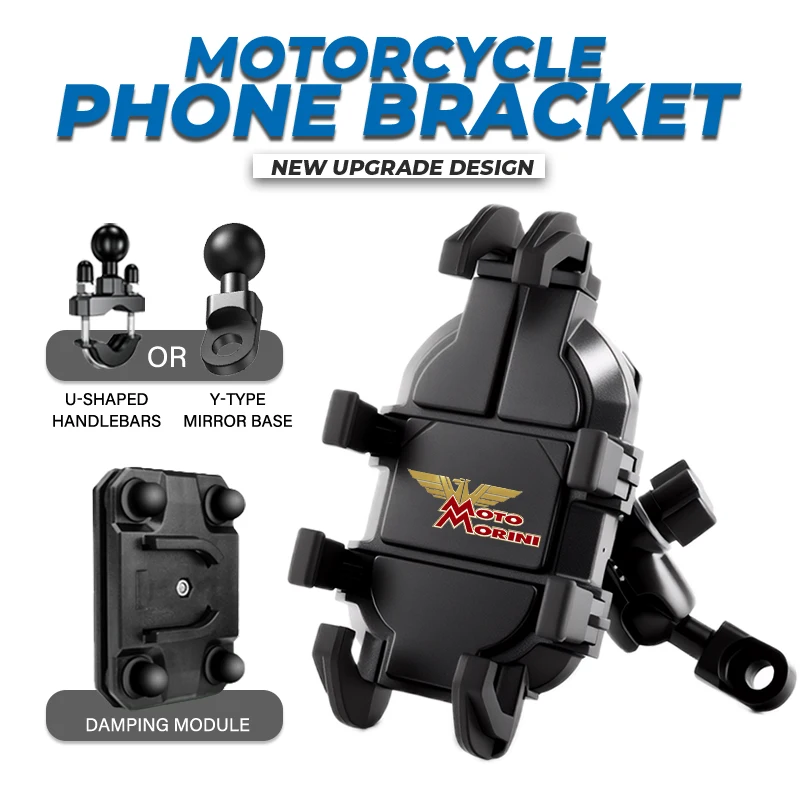 

Phone Holder 360° Rotatable Riding Motorcycle Stand Bracket Non-slip For Moto Morini Seiemmezzo STR SCR Corsaro ZZ ZT Accessorie