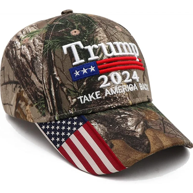 

MAGA Hat Trump 2024,Big Embroidered Make America Great Again Donald Trump Slogan Hat American Flag Baseball Cap