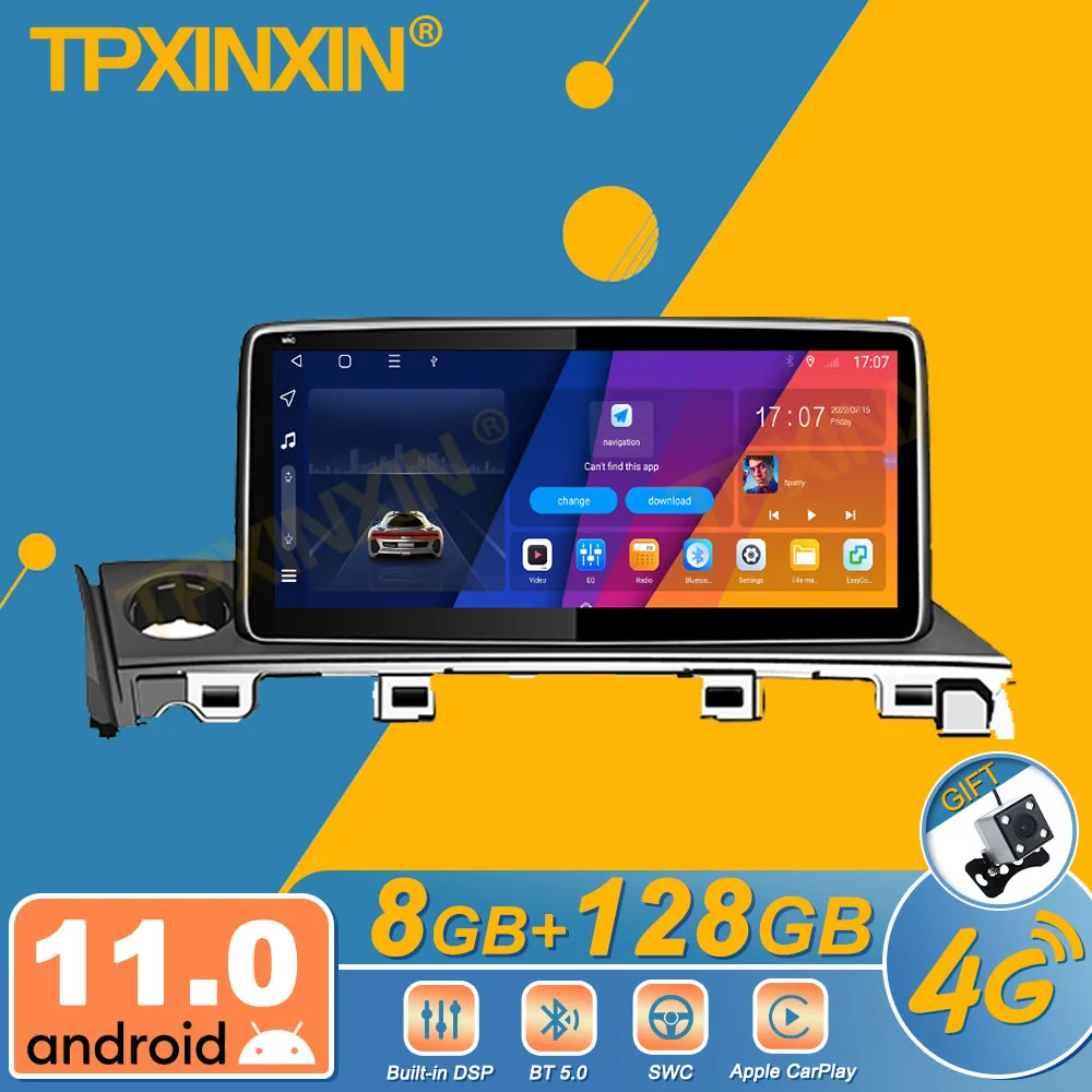 Touch Screen Car Radio For MAZDA 6 2016-2018 Android GPS Automotive Multimedia Auto Radio Stereo Receiver Head Unit