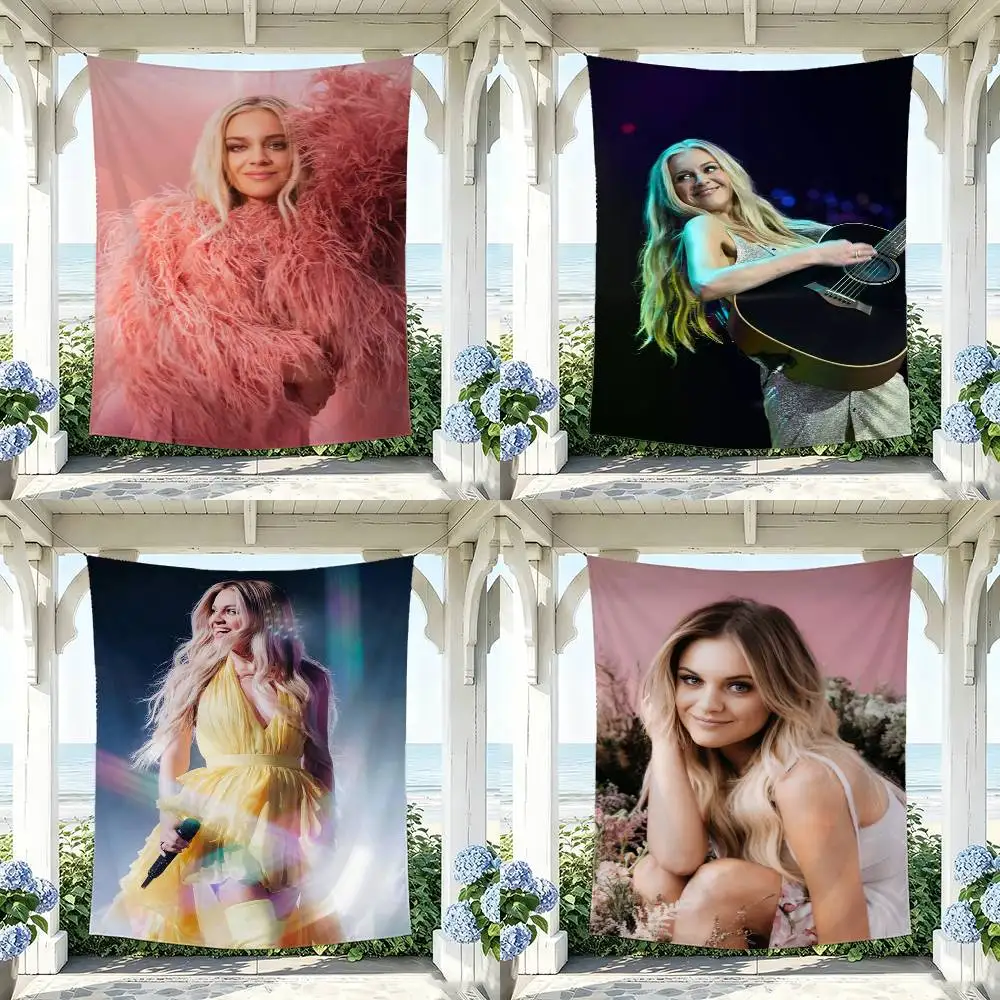 Singer K-Kelsea Ballerini Love S-Sick Flag Digital Printing Banner for Garage Wall Out Door Decoration Tapestry