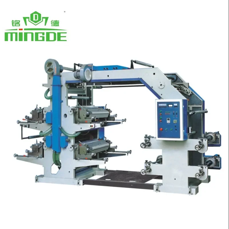 Film Blowing Machine with Six Color Plastic Flexo Printing Machine