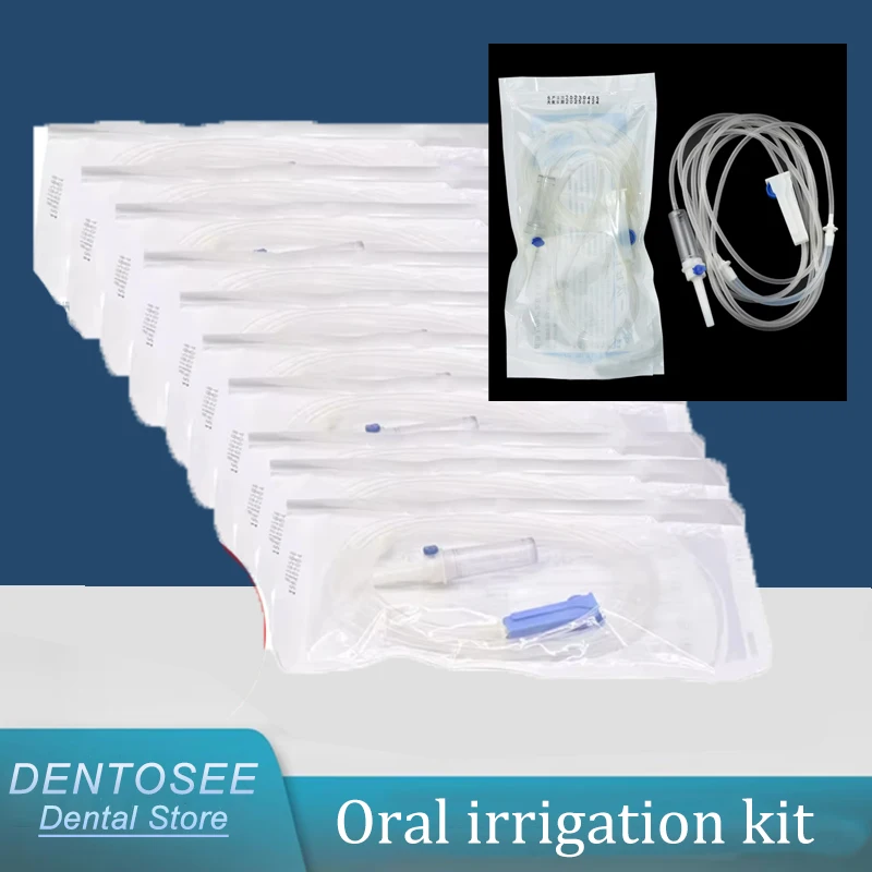 

Dental Transparent Disposable Implant Flushing Pipe 5/10Pcs Oral Surgery Hose Set for Dental Irrigation Kit