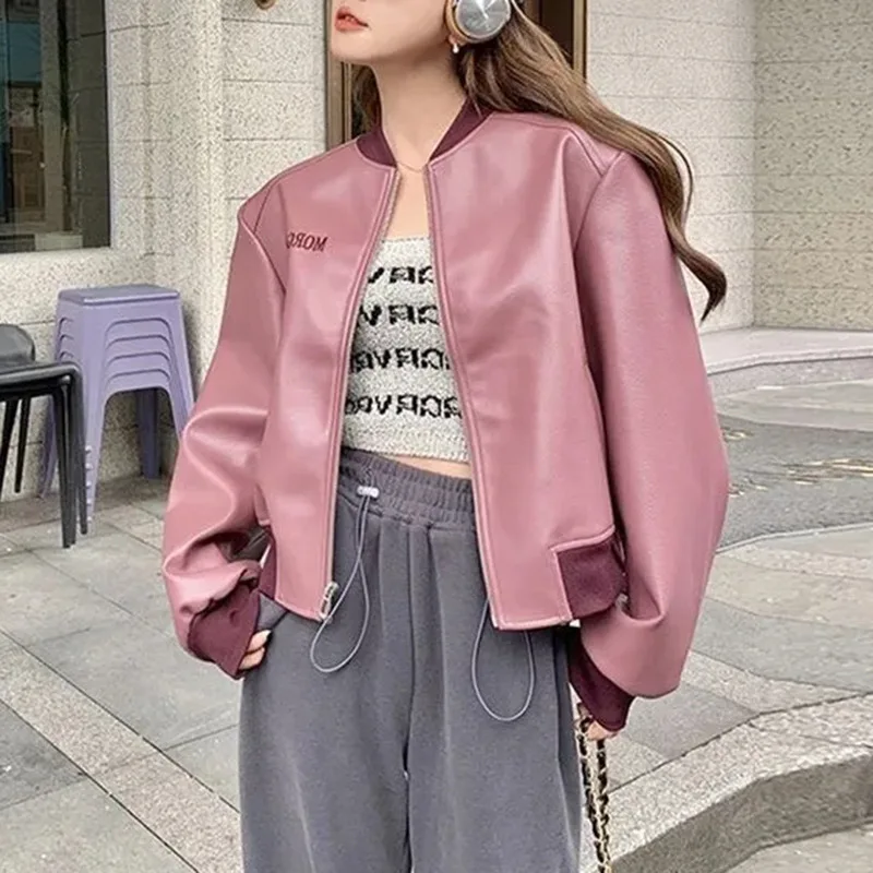 

Baseball Jackets Hood Womens Winter Polar Fur-Collar Thermal Fabric Detachable Snap-Button Adjustable Suede Fluffy Pattern Retro