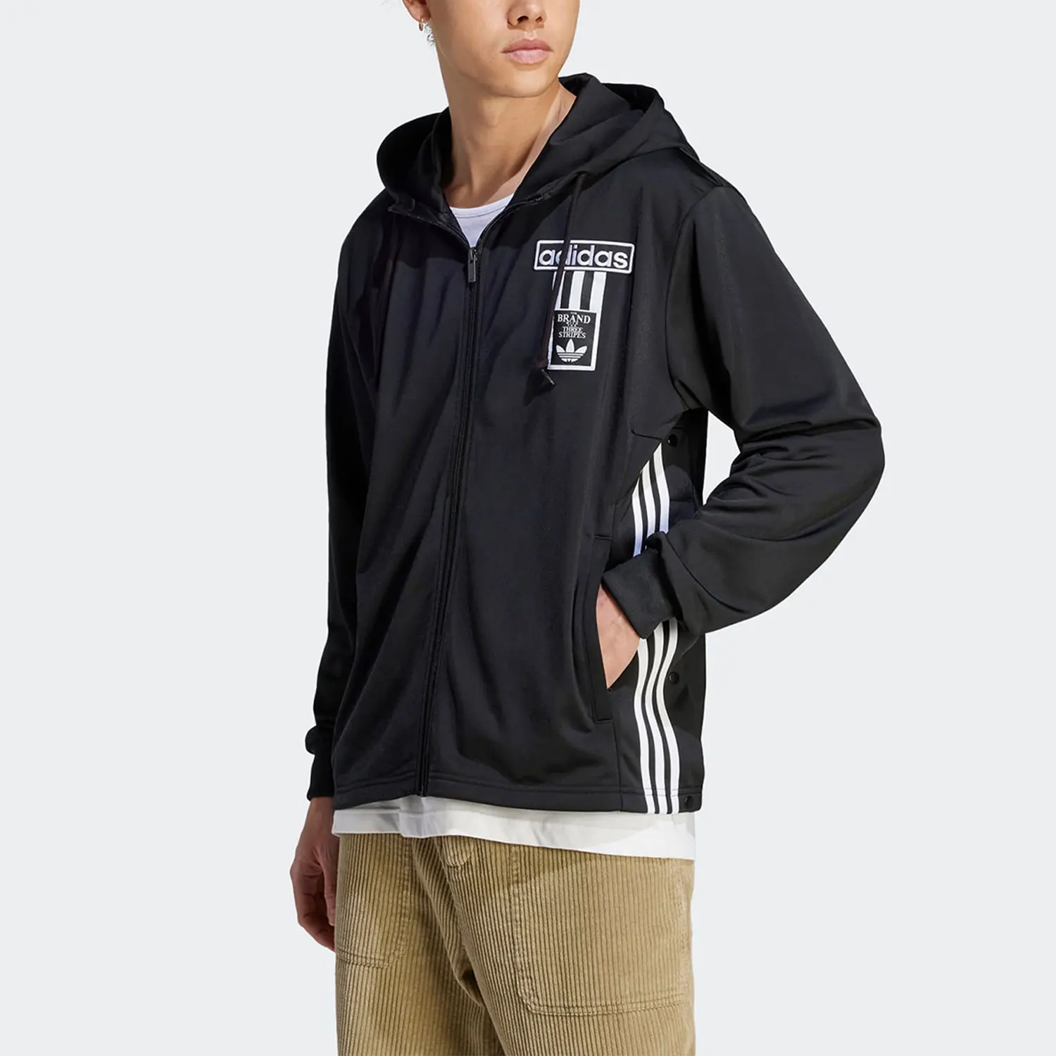 Adidas Originals ADIBREAK FZ HDY Men's Sports Loose Fit Jacket IN8079