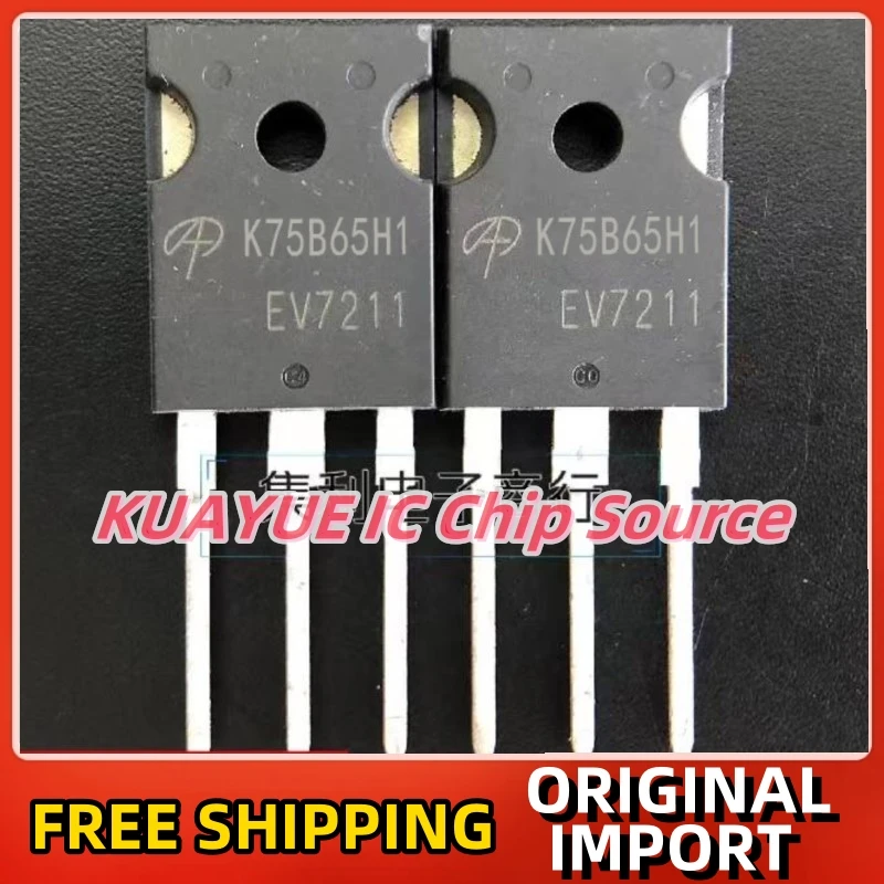 

10PCS-30PCS AOK75B65H1 K75B65H1 TO-247 600V 75A IGBT Best Quality Fast Shipping