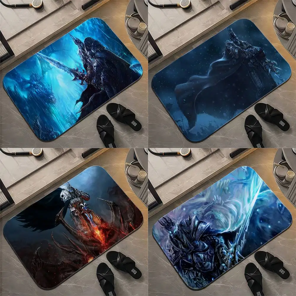 

World Of Warcraft Lich King Floor Mat Printed Large Carpets Room And Bedroom Carpets Bathroom Anti Slip Door MATS Small Carpets