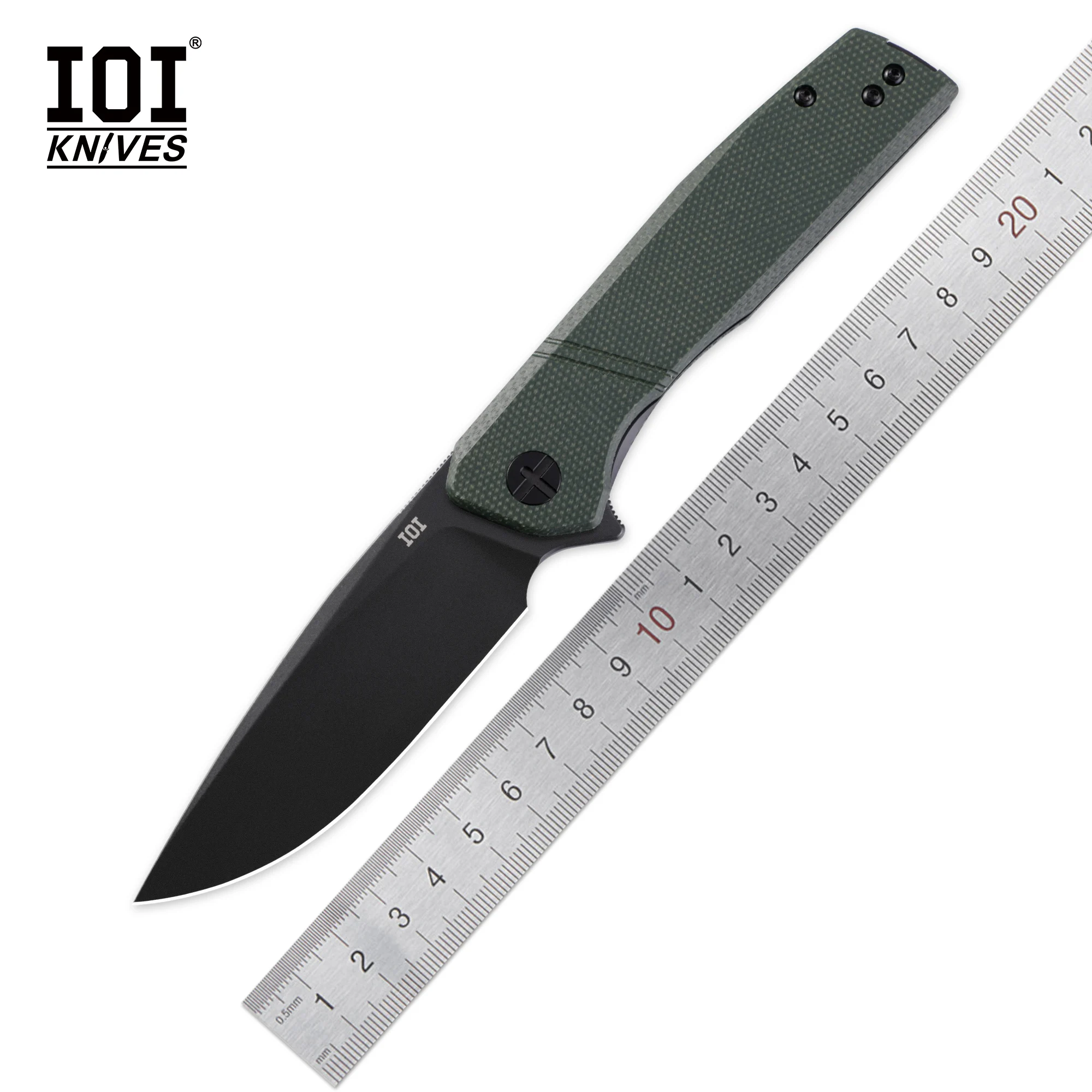 

IOI I51286 14C28N Steel Blade Ceramic Ball Bearing Folding Knife Outdoor EDC Pocket Hand Tools