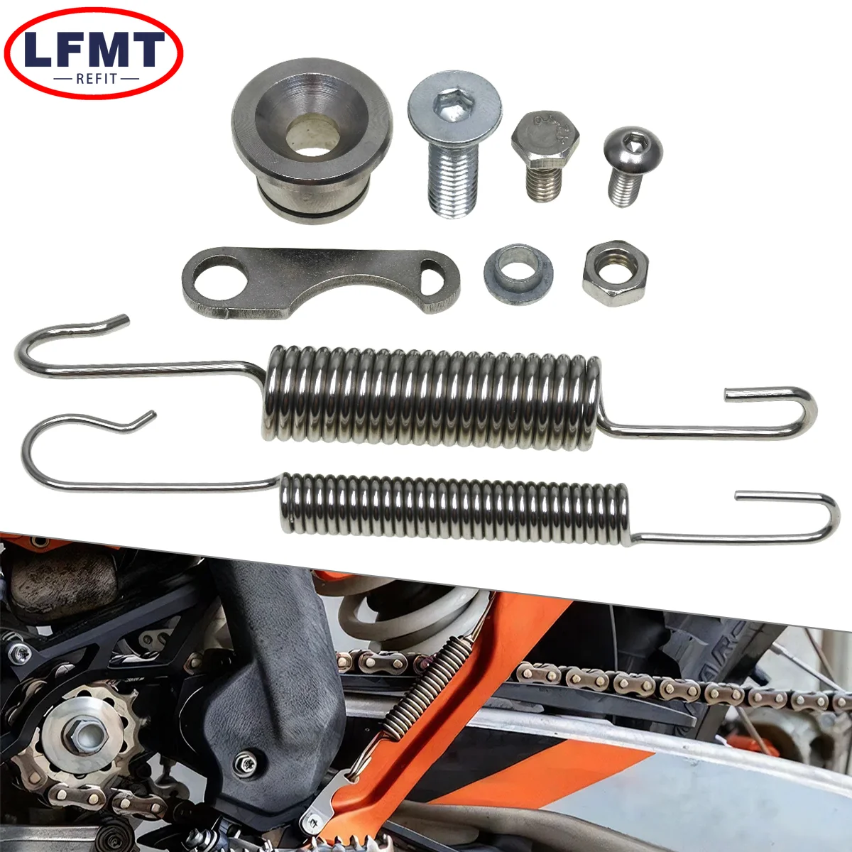 

Боковая подставка для парковки с комплектом пружин для KTM XC XCW XCF XCFW EXC EXC EXCF Husqvarna TE FE 150 250 350 450 500 2008-2025