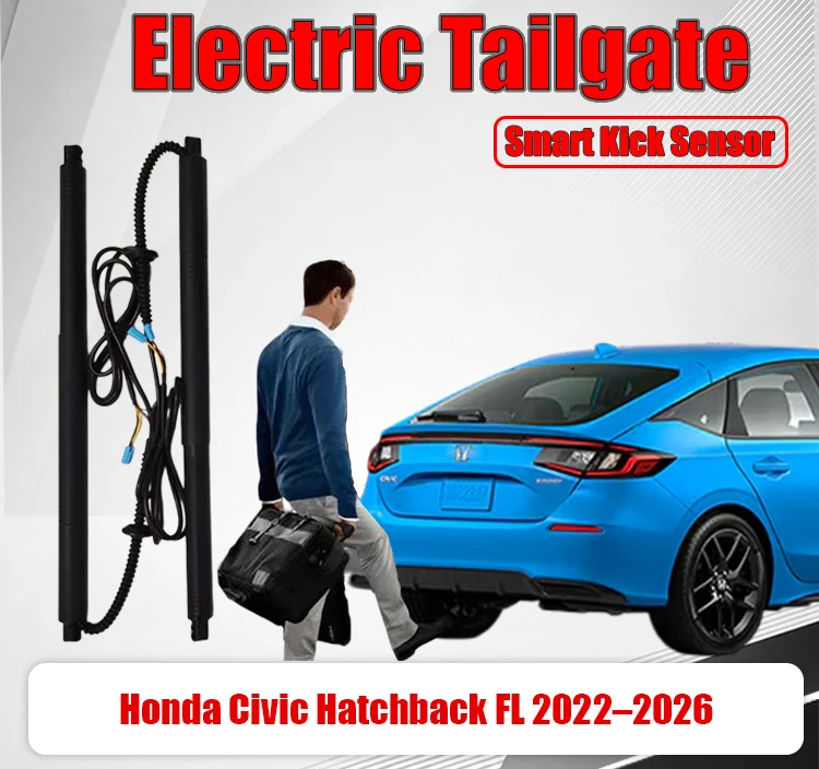 Electric Tailgate Upgrade Kit For Honda Civic Hatchback FL  Power Lift Support Rods Auto Trunk Boot Lid Power Liftgate Modi