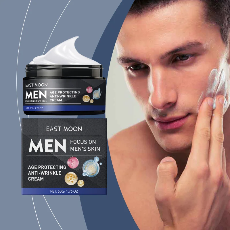 

Men'S Facial Care Cream Brighten Nourish Rejuvenate Skin Radiant Moisturizing Face Cream Daily Skincare Hydrate Prevent Dryness