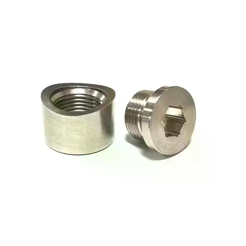 

Thread Oxygen Sensor Bung Stainless Steels Plug Wideband Nut Fitting Weld M18x1.5 Car Accessories