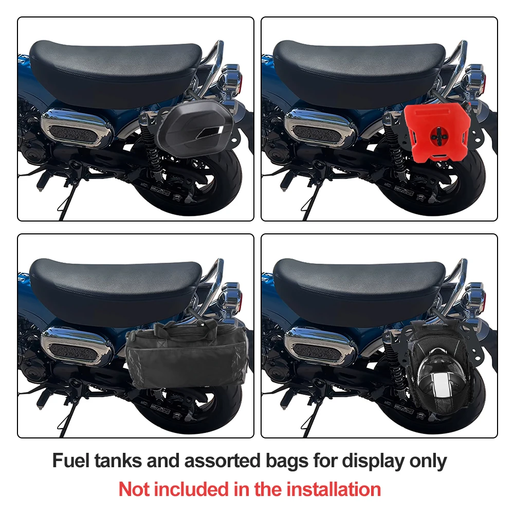 Side Luggage Rack Pannier Racks Fit For DAX 125 DAX125 2022 2023 2024 2025 Motorcycle Saddlebag Support Bars Mounting Brackets