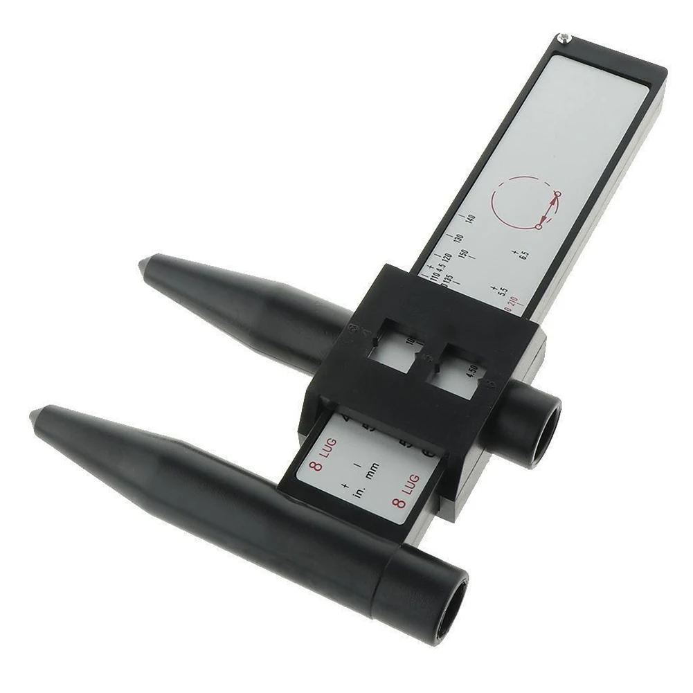 Wheel Bolt Pattern Ruler Tool for Verifying Pitch Diameter Before Installing Replacement or for custom Wheels Wheel