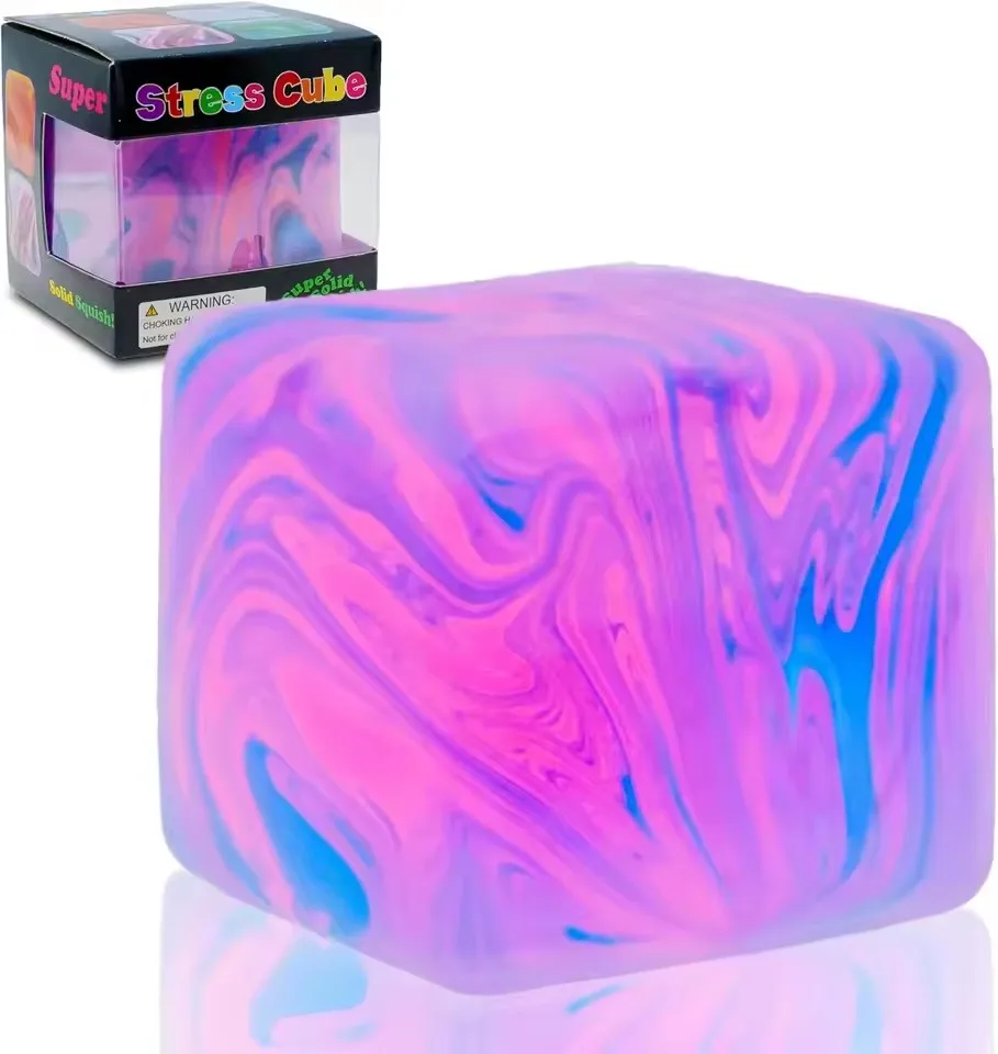 2026newNeedoh Nice Sensory Cube, Anti-stress hulpmiddel tegen angst en voor betere concentratie, sensorische bureau-kubus voor volwassenen en kinderen