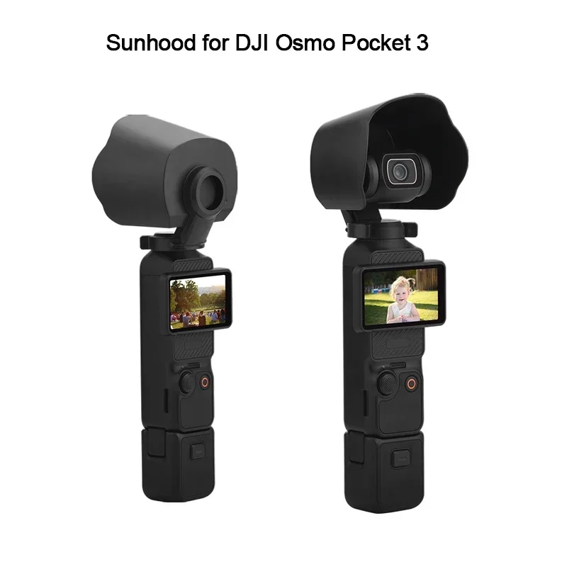 Anti-Glare Lens Hood Cover for DJI Osmo Pocket 3 Handheld Gimbal Camera Reduce Interference of Strong Light Pocket3 Accessories