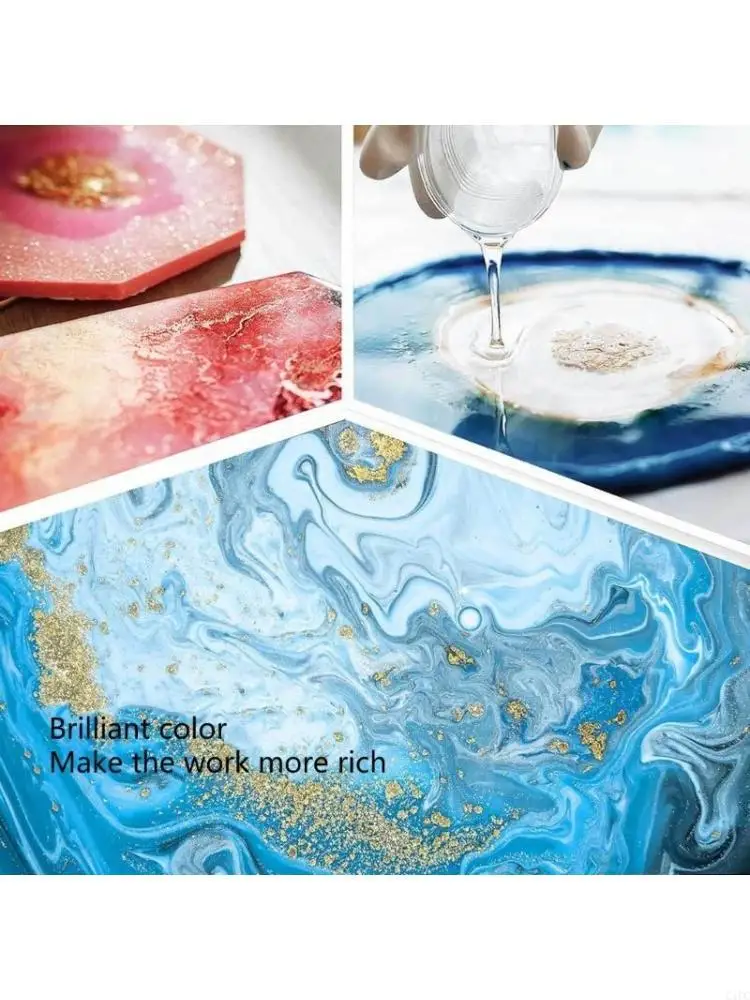 

Набор из 30 красочных красок для эпоксидной смолы, набор перламутровых бутылочек с порошком, эпоксидный краситель, пигментный