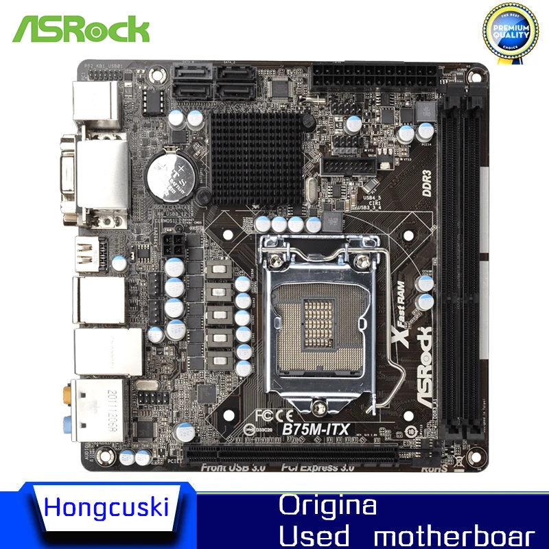 

Материнская плата Asrock B75M-ITX B75 LGA 1155 DDR3