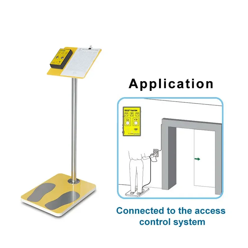 esd wrist and foot strap tester human body esd combo tester