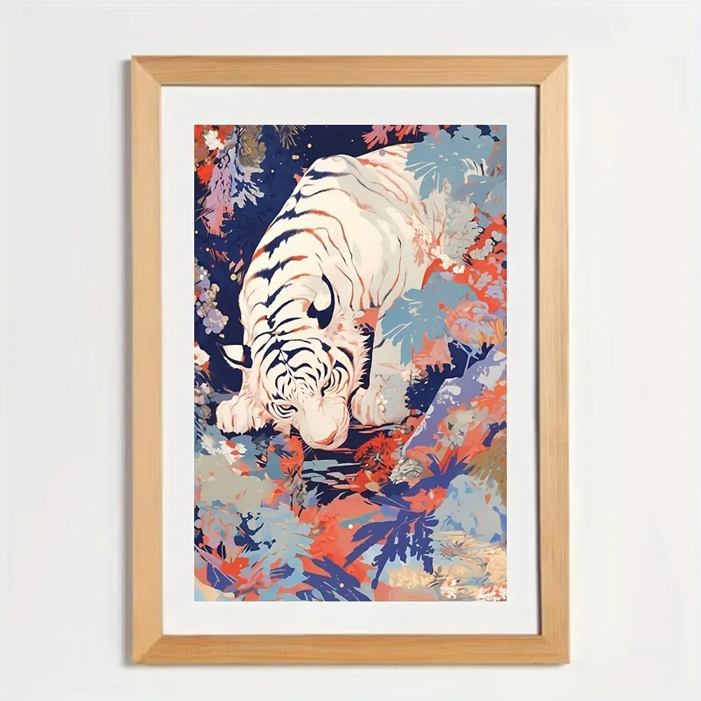 

500/1000/1200/2000PCS Puzzles for Adults White Tiger Animals Jigsaw DIY Home Decor Gift Creative Decompression Toys