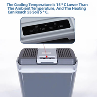 alpicool Freezer 24L 12V for car 110V AC home Refrigeration and heating Hidden hand nevera portátil Field party home party