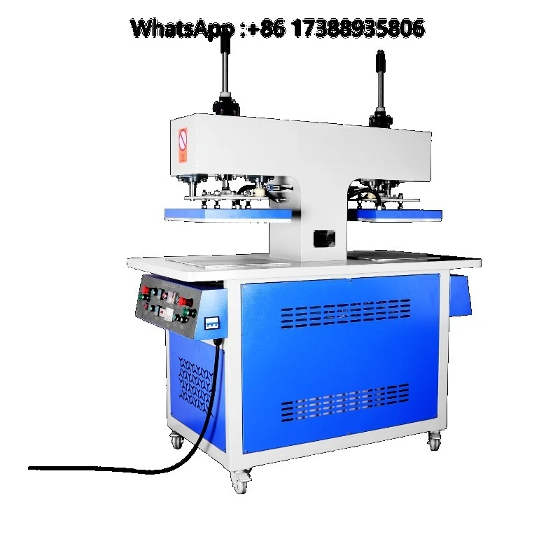 Hydraulic Concave and Convex Custom Clothing Heat Transfer Label Print Logo Tshirt Printing Embossing Machine Fabric 3d
