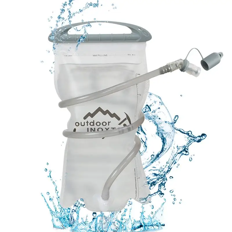 

1,5 л/2,0 л гидратационный пузырь для кемпинга, герметичный мешок для хранения воды, велосипедный пакет для гидратации, PEVA, походная сумка для хранения воды