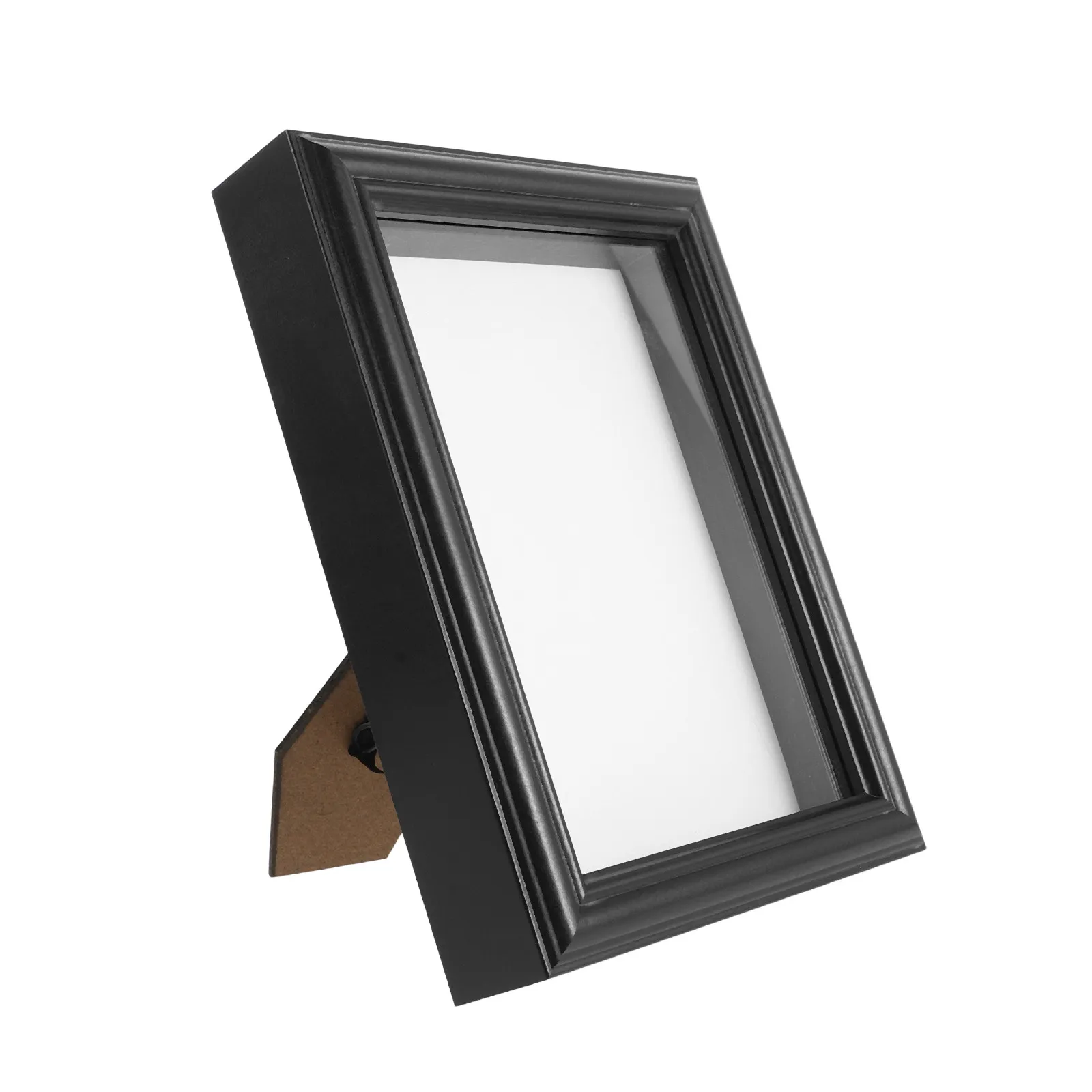 7 Inch Butterfly Specimen Shadow Box Wooden Frame with Clear Glass Insect Display Case for Entomology Education Specimen Frame