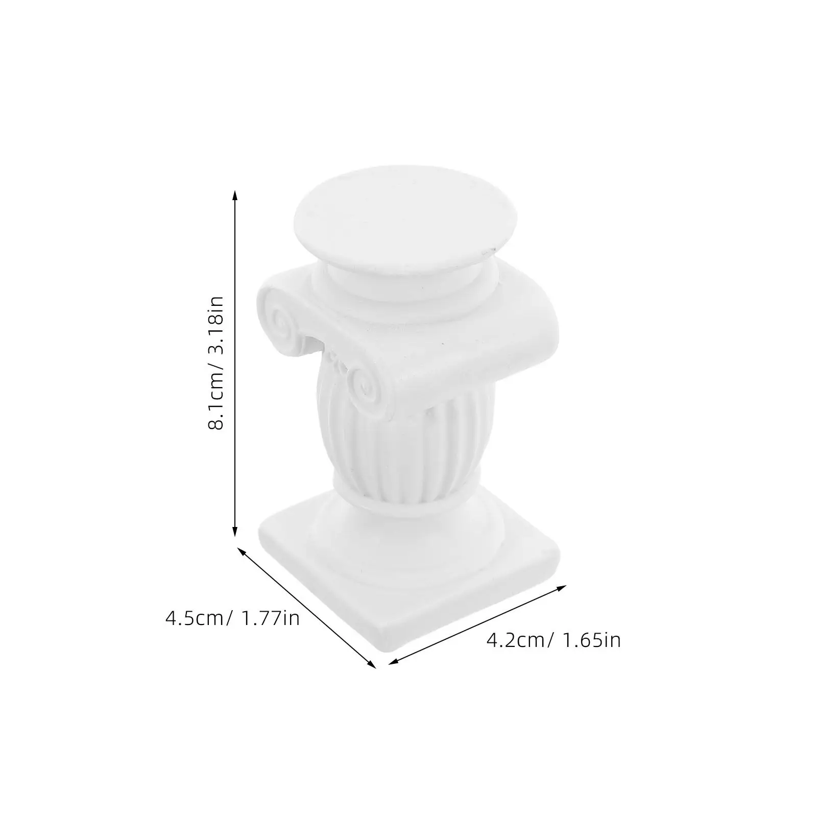 ミニローマ柱樹脂彫刻時代を超越したエレガントな卓上装飾写真撮影小道具 DIY 工芸品結婚式のシーン家の装飾品