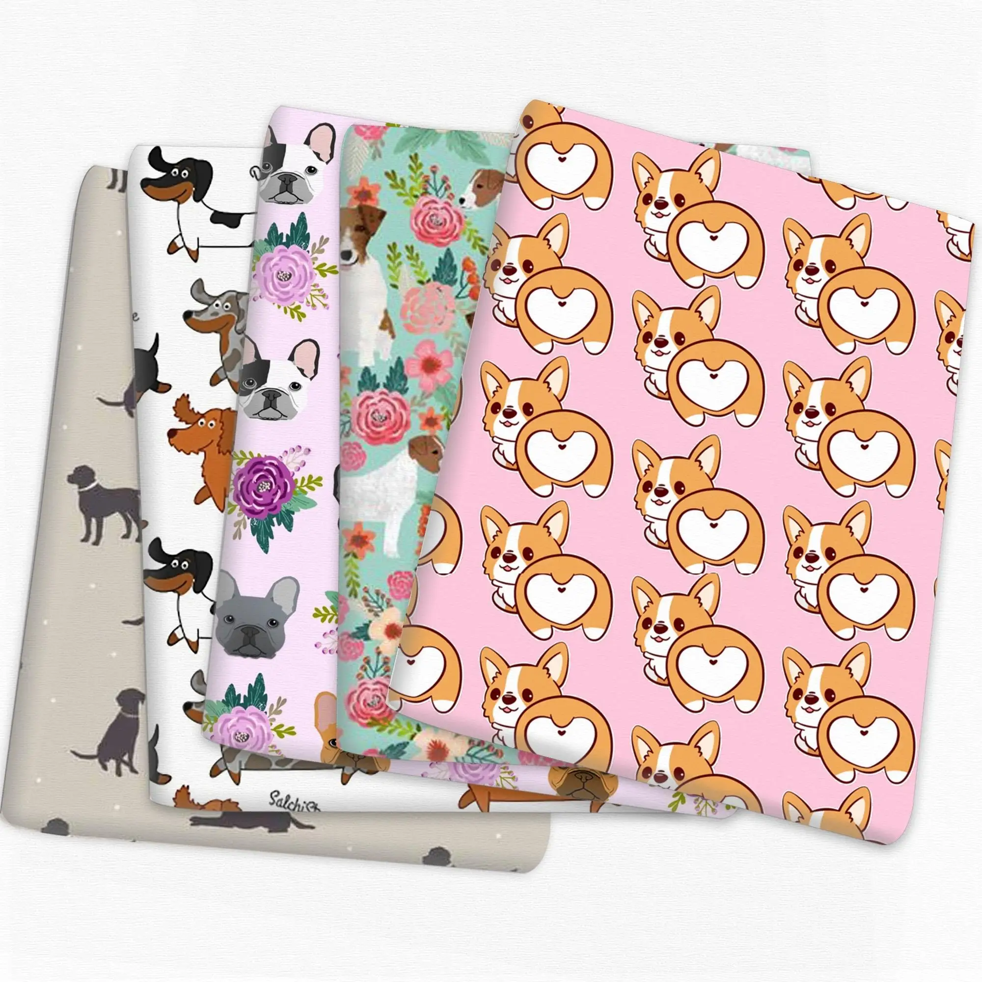 

60pc/lot Cartoon Dog Printing Puppy Cat Dog Bandanas Scarf Tie Handkercheif Pet Accessories Grooming Products CH22