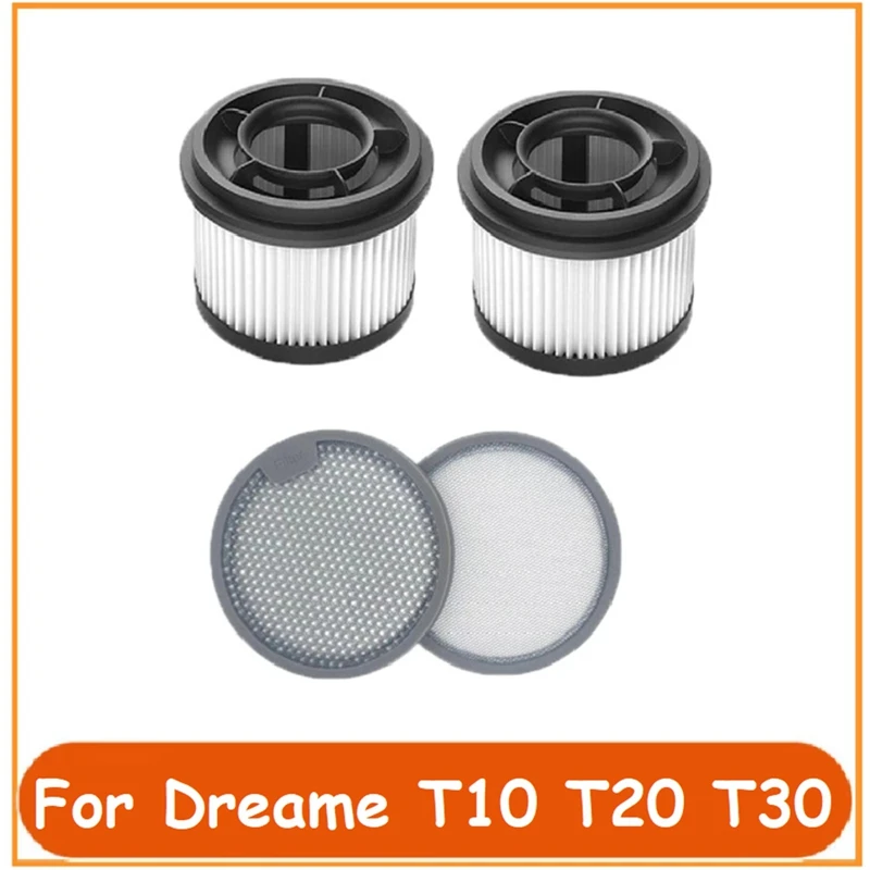 For Dreame T10 T20 T30 Handheld Vacuum Cleaner Washable HEPA Filter High Efficiency Filter Replacement Accessories