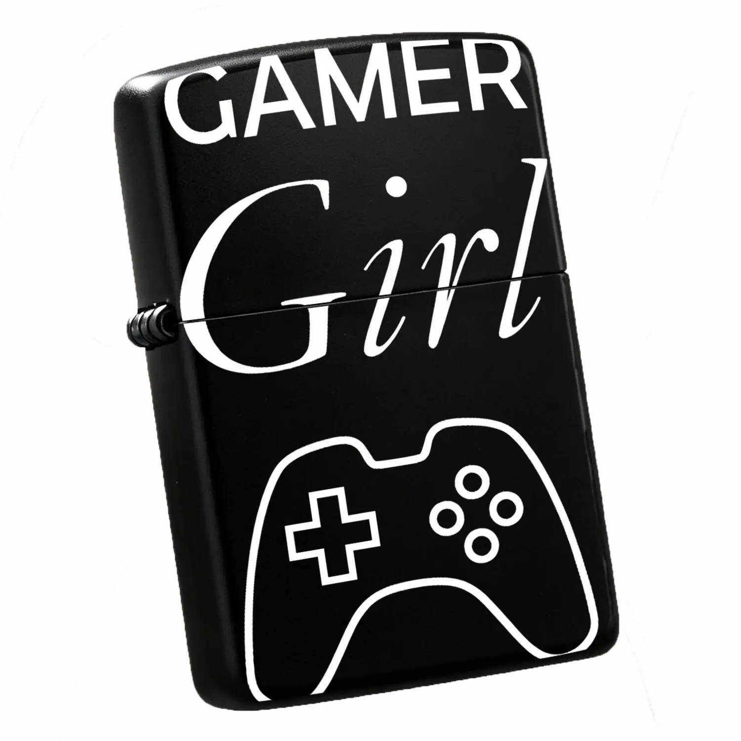 Gamer Girl Themed Lighter Stylish Game Controller Pattern Portable Creative Accessory Ideal For Daily Carrying Gifting To Gaming Enthusiasts Friends Family For Birthday Holiday Casual Various Scenarios Use Decorative Pr A Humorous And Inter