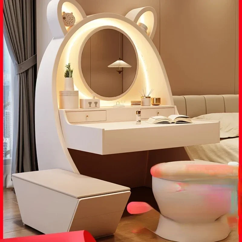 Hot Salesdressing Table All-in-one Dual-purpose Wind Makeup