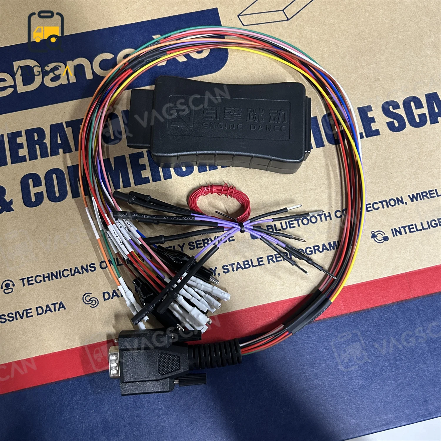 EngineDance X5 Box Adapter for Reading Writing and Programming Overseas International Brand Vehicles ECU Flashing Adapter Truck