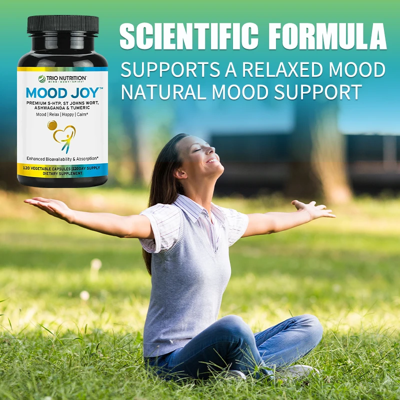 5-HTP Capsules - Relaxation Supplement That Helps Soothe The Nervous System, Relieve Stress, Improve Mood, and Regulate Sleep