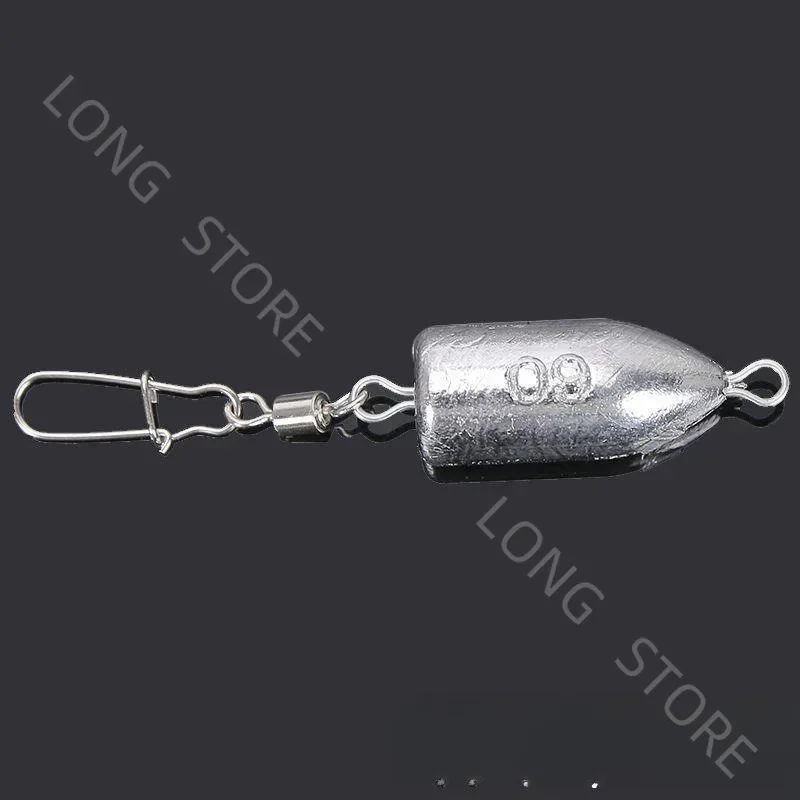 Bullet Lead Catties Are Sold in Large Packaging, Reinforced Lead Drop, Sea Rod Throwing Rod, Sea Fishing