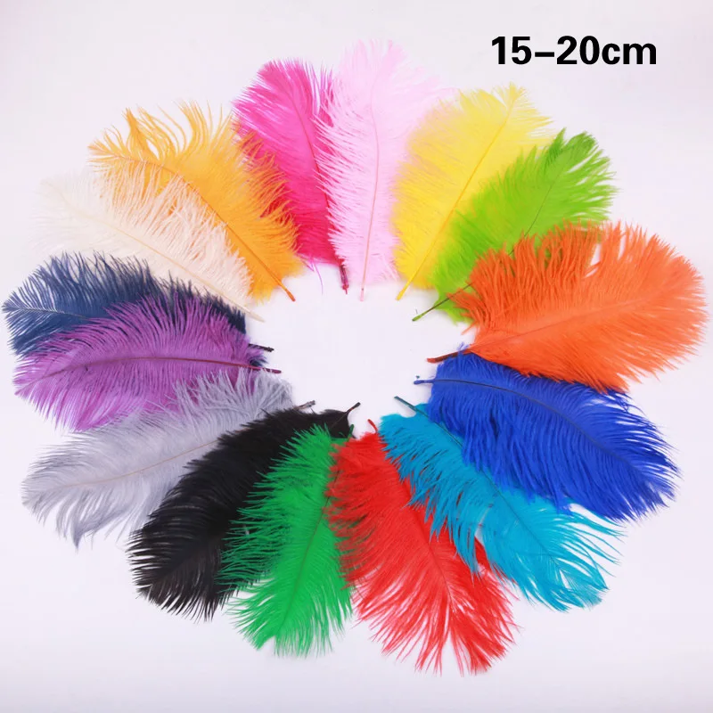 

15-20CM Ostrich Hair Imported From South Africa Wedding Decoration Stage Performance Feather DIY Accessories