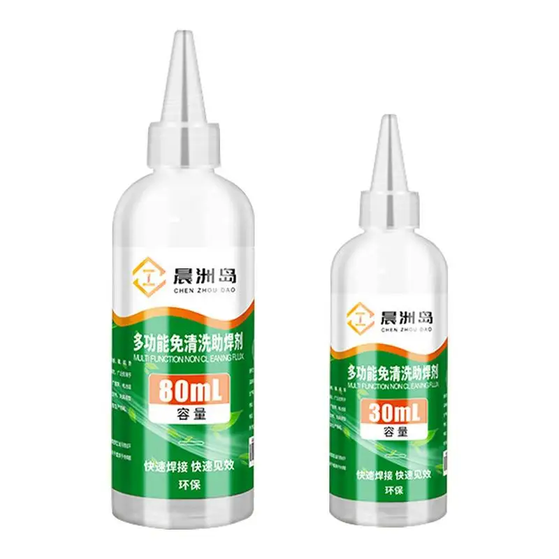 

1pcs 30ml/80ml/Bottle Stainless Steel Welding Flux Repair Liquid Soldering Flux Copper/Iron/Nickel Small Piece Rework Tool