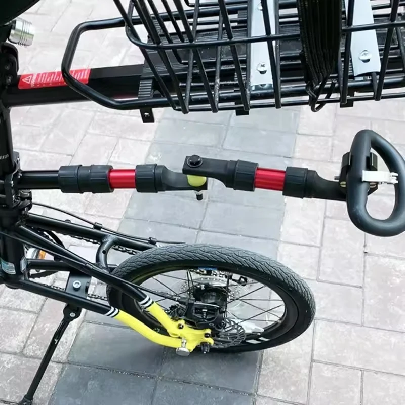 Bicycle Stroller Pole Aluminium Alloy Clamp Head Outdoor Connecting Rod Multi-function Bicycle Modification Parts Accessories