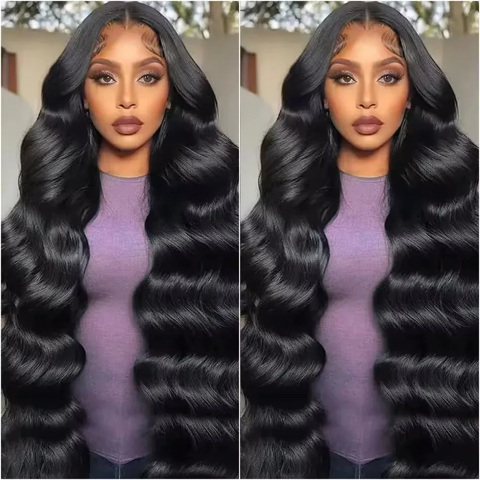 

Парик из натуральных волос 13x6 HD Lace Frontal, 13x4 Body Wave, для чернокожих женщин, 40 дюймов, с предварительно выщипанной линией роста волос
