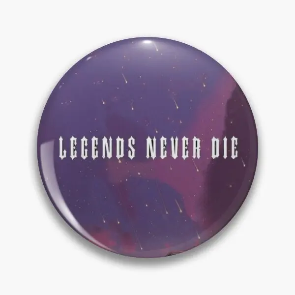 Juicewrld Legends Never Die  Soft Button Pin Funny Hat Lover Badge Decor Brooch Clothes Cartoon Collar Gift Metal Women Jewelry