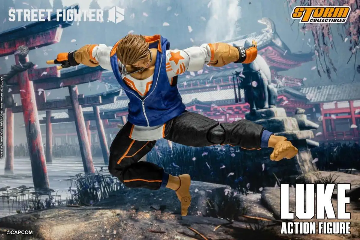 Storm Toys Street Fighter Street Fighter 6 Luke 1/12 échelle figurine à collectionner modèle cadeau jouet pour les Fans et les collectionneurs