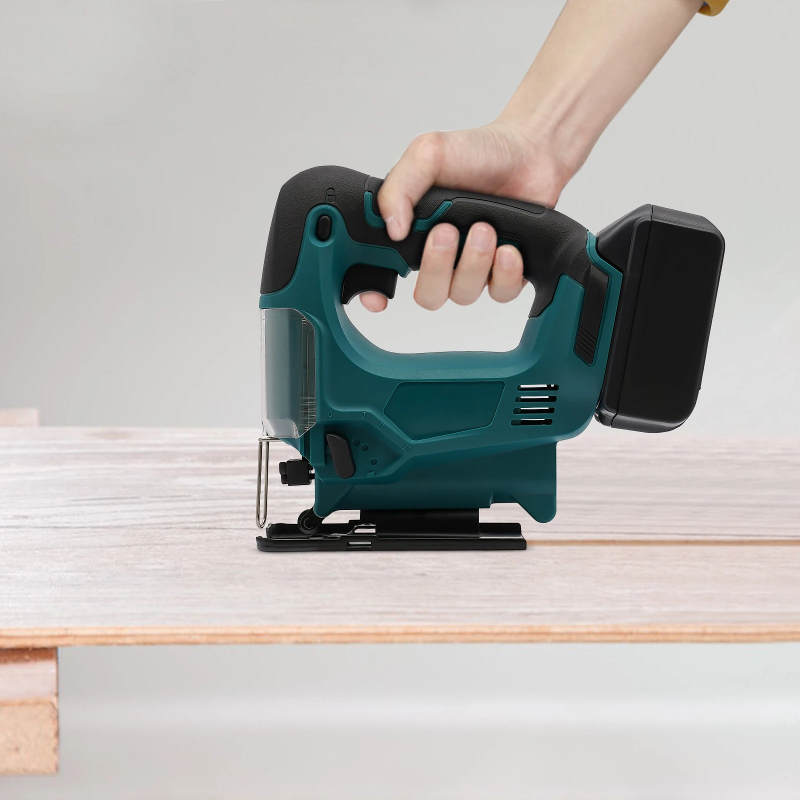 18V Electric Jig Saw Cordless Multi-Function Woodworking Power Tool 4 positions Adjustable Woodworking