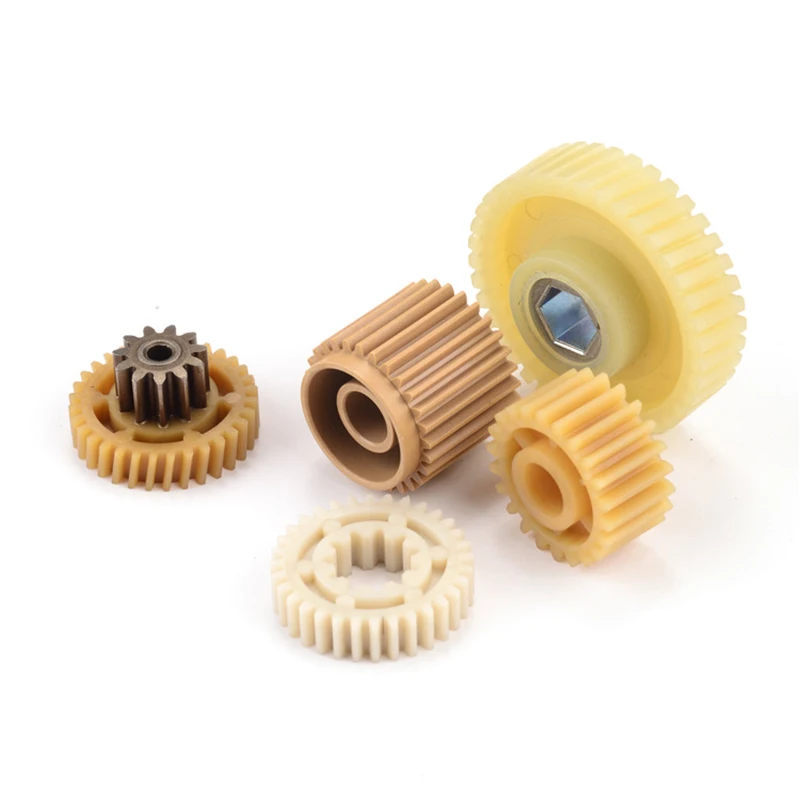 Custom High-Strength Nylon POM Spur Gears Injection Molding Plastic Helical Gear Rings Molding