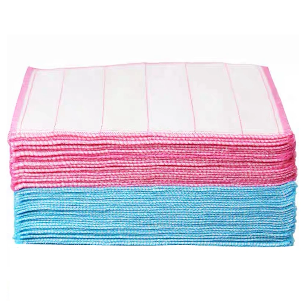 6/10 Pcs Kitchen Dish Cloths Set Absorbent Dishcloth Towels for Kitchen Bathroom Cleaning Daily Cotton Dish Towels 12in Red Blue