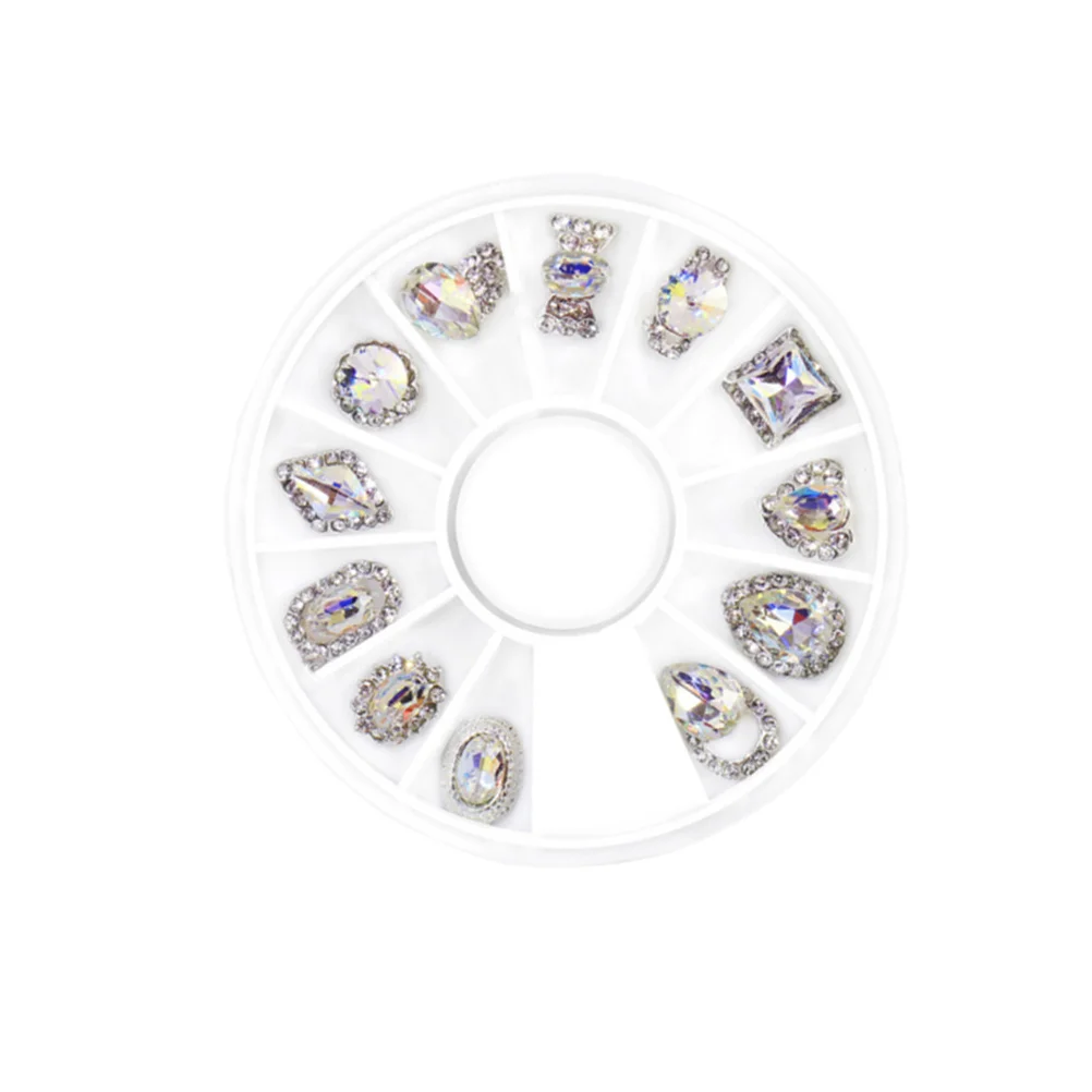 

1Pack Nail Art Decoration Sparkling Metal Drills for DIY Nails Elegant Home Or Professional Manicure Nail Rivet Supplies