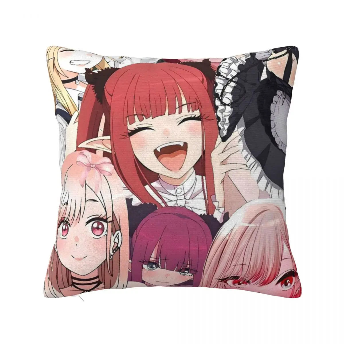 

My Dress Up Darling Marine Kitagawa Pillow Cover Pillow Case For Office Car Home Decorative Cushion Cover Square Pillowcases