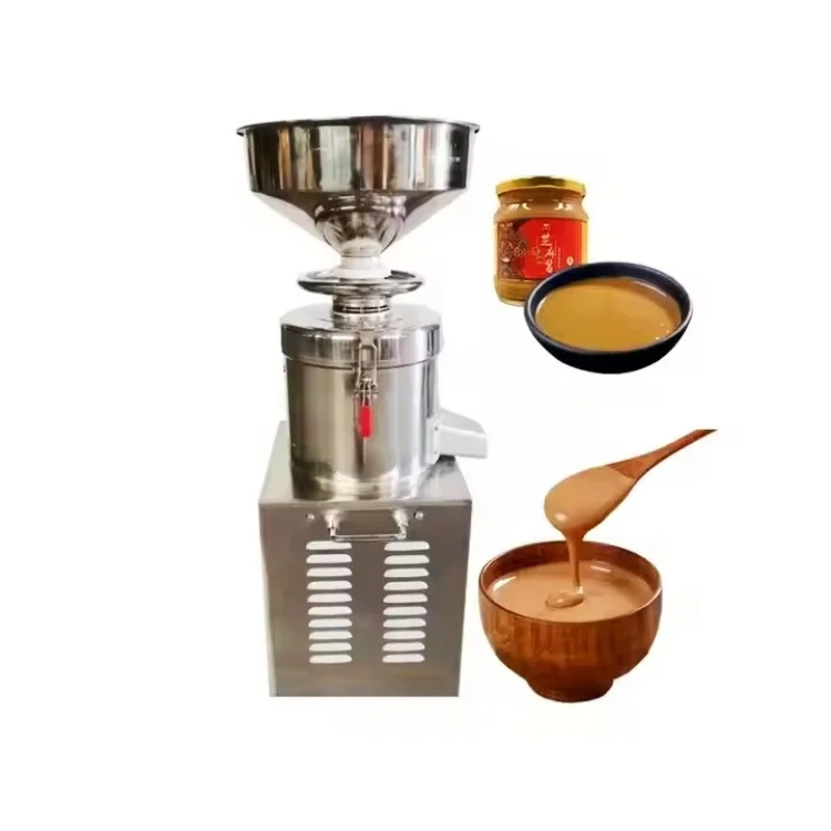 Small Commercial Peanut Butter Making Machine Automatic Nut Almond Butter Grinder Machine Peanut Butter Maker